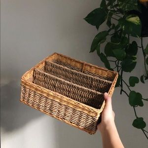 Wicker 3 tier organizer